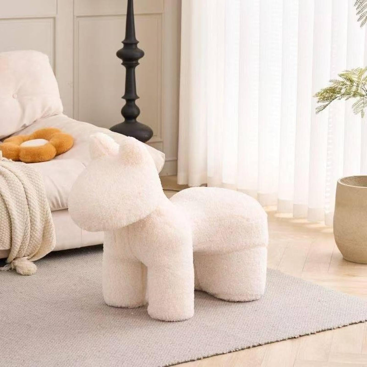 Nordic Pony Single Accent Chair