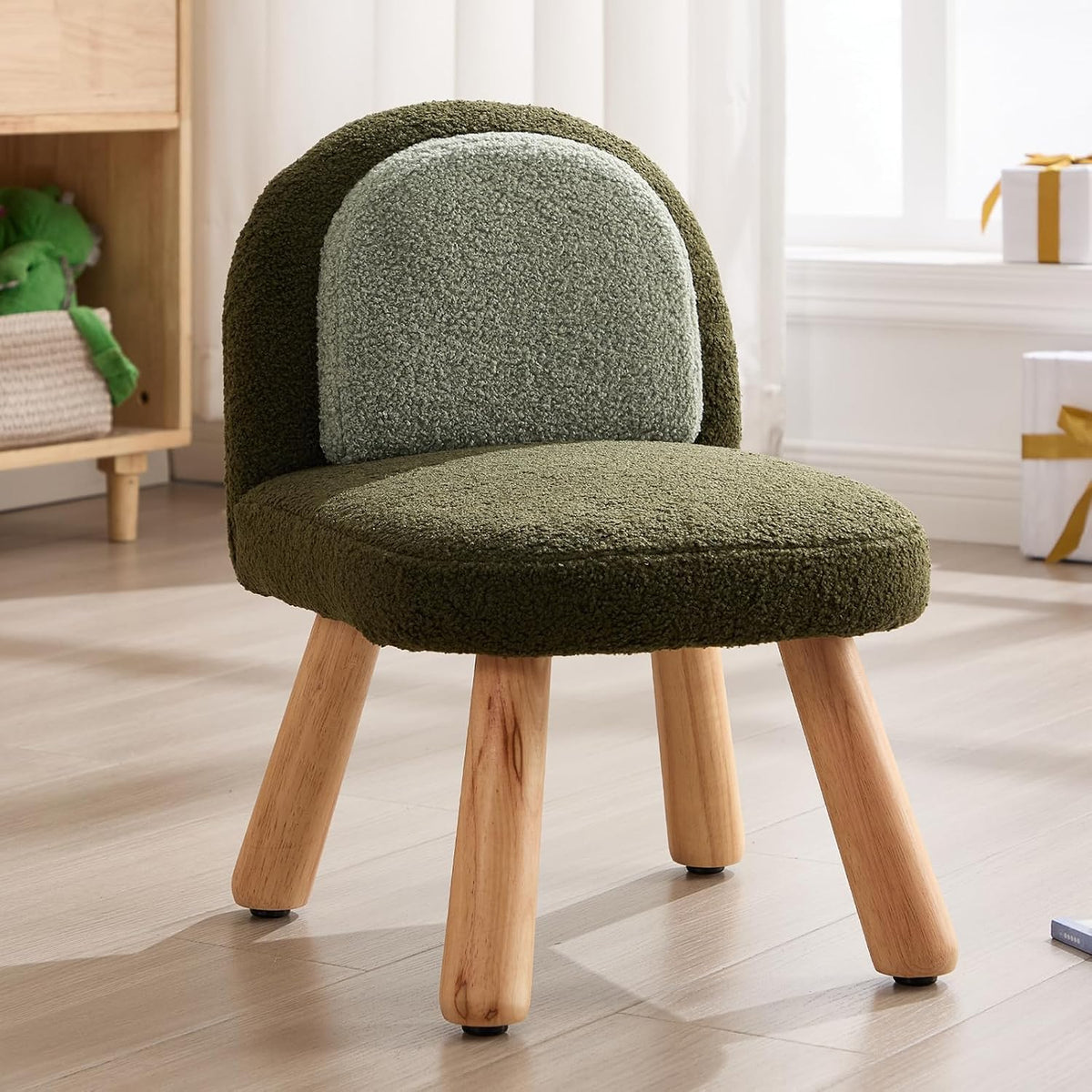 Avocado Green Toddler Armchair